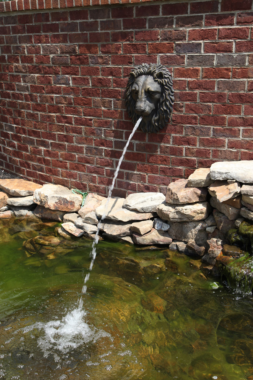 Lion Head Water Feature
